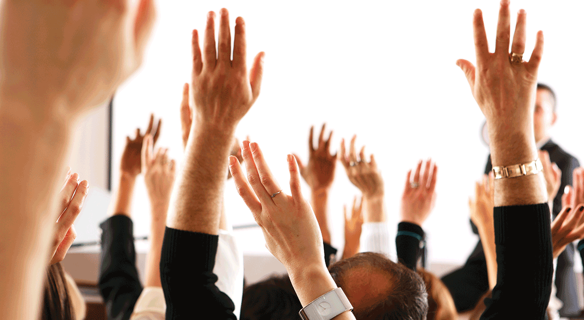 hands in the air decisions voting
